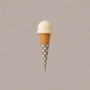 Pirottino Sottocono in Carta Tortora a Pois Bianchi per Coni Gelato codice 1227 2560 pezzi [523cc2b2]