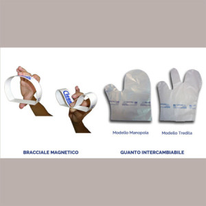 Base Magnetica per Guanto Igienico a Tre Dita Kit Multiuso Clean Hands [8a4f0bee]