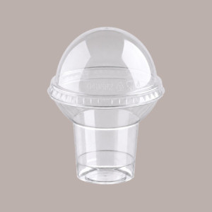 Coperchio Bombato Trasparente per Bicchiere Go Yo 360cc 031192 50 pezzi