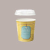 Vasetto Barattolino per Gelato con coperchio Trasparente 1000 cc 50 pezzi [374425b1]