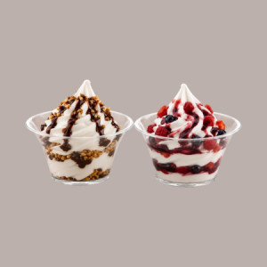 Coppa Gelato in PS Trasparente ideale per Yogurt GO YO 300cc 50 pezzi [11bc665c]