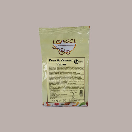 Easy Gusto Pera e Zenzero Vegan Preparato Polvere per Gelato Leagel 1,2 kg [cfce397f]