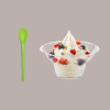Cucchiaini Multicolor Impilati in PLA per Yogurt e Granita 13,8 cm 300 pezzi [fd04f94a]
