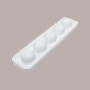 Stampo in Silicone 3D per Frutta Realistica Mela Ciliegia e Pesca dm 60 mm H 55 mm [d60641c6]