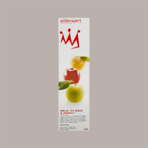 Stampo in Silicone 3D per Frutta Realistica Mela Ciliegia e Pesca dm 60 mm H 55 mm [d35606d8]