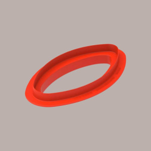 Stampo in Silicone per Frutta Realistica Fava di Cacao 197x99H76 mm [787e0903]