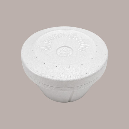 Vaschetta Gobelet per Asporto Gelato in Polistirolo 300 cc 100 pz [96aec6d6]