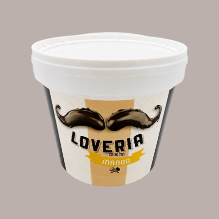 Loveria Crema Spalmabile al Gusto Crunchy Mango ideale per Gelato Dolci Leagel 5 Kg [7c2a15f2]