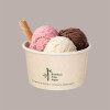 Coppetta Gelato Grande in Carta Pulp Bambù Colore Avana 160cc 200 pezzi [d3dfbfc5]