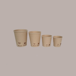 Bicchiere Carta per Caffè Biodegradabile Compostabile 4oz 120cc 50 pezzi [6c032658]