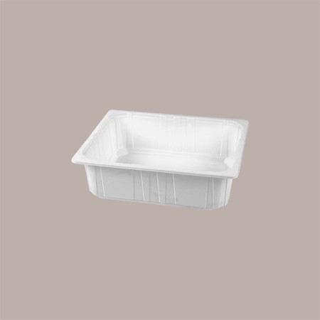 Vaschette 1/2 Gastronorm in Polipropilene Termosaldanti Bianche 32x26,5H9,5 cm 56 pezzi [d4a4e674]