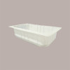 Vaschette 1/2 Gastronorm in Polipropilene Termosaldanti Bianche 32x26,5H9,5 cm 56 pezzi [8bcd2250]