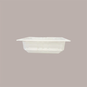 Vaschette 1/2 Gastronorm in Polipropilene Termosaldanti Bianche 32x26,5H9,5 cm 56 pezzi [bfcf2363]