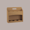 Scatola Astuccio Porta 4 bottiglie da 33cl Pub Cartoncino Avana 310x85x275 mm 10 pezzi [ac3f3cf1]