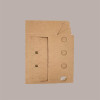 Scatola Astuccio Porta 4 bottiglie da 33cl Pub Cartoncino Avana 310x85x275 mm 10 pezzi [c754f9e6]