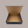 Scatola Carta Chiusa Box Asporto Seta Nero 300x240H80 10 pezzi [cff695d7]