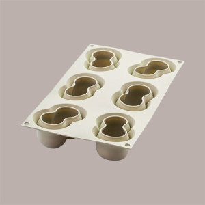 Stampo in Silicone 3D per Frutta Realistica Rosso Ciliegia 75x50H45 mm