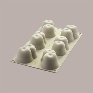 Stampo in Silicone 3D per Frutta Realistica Rosso Ciliegia 75x50H45 mm [141a562b]