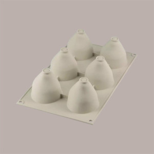 Stampo in Silicone 3D per Frutta Realistica Fragole e Panna dm 59 mm H 61 mm [4d18fbc0]