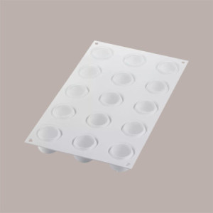 Stampo in Silicone 3D per Frutta Realistica Mela Ciliegia e Pesca dm 39 mm H 30 mm