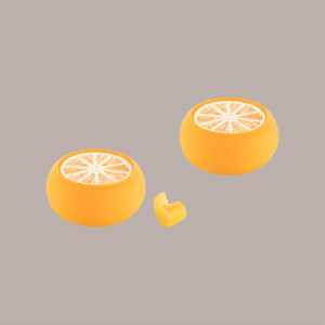 Stampo in Silicone per Frutta Realistica Fetta di Limone dm 70 mm H 31 mm [bc3b418b]