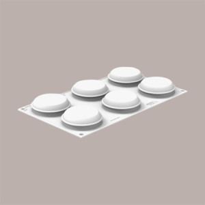Stampo in Silicone per Frutta Realistica Fetta di Limone dm 70 mm H 31 mm [d200c382]