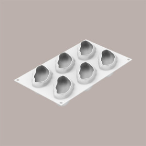 Stampo in Silicone per Frutta Realistica Pistacchio 99x56H40 mm