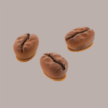 Stampo in Silicone per Frutta Realistica Chicco di Caffe 50x38H26 mm [2725fb8d]
