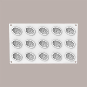 Stampo in Silicone per Frutta Realistica Chicco di Caffe 50x38H26 mm