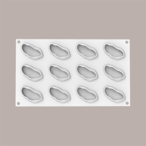 Stampo in Silicone per Frutta Realistica Pistacchio 62x35H25 mm [ceb2a185]