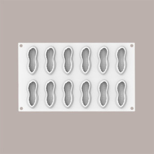 Stampo in Silicone per Frutta Realistica Arachide 72x29H27 mm [4747c887]