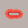 Stampo in Silicone per Frutta Realistica Arachide 72x29H27 mm [42178f99]