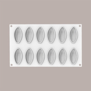 Stampo in Silicone per Frutta Realistica Fave di Cacao 67x37H26 mm [c0eb1086]