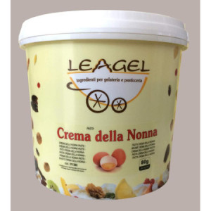 Pasta Concentrata Crema della Nonna al Limone per Gelato e Dolci Leagel 3,5 Kg
