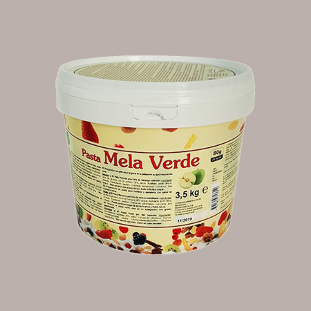 Mela Verde Pasta Concentrata per Gelato e Pasticceria Leagel 3,5 kg [96b89119]