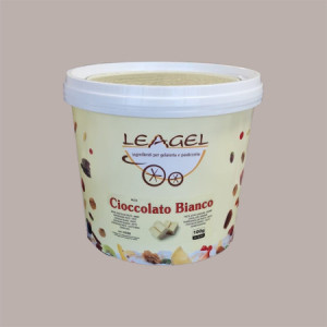 Pasta Concentrata al Gusto Cioccolato Bianco per Gelato e Dolci Leagel 3,5 Kg