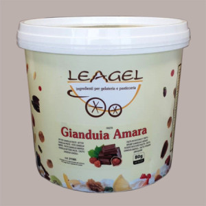 Pasta al Gusto Gianduia Amara per Gelato, Dolci e Torte Leagel 3,5 Kg