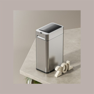 Cestino Pattumiera Automatico con Sensore 20 L in Acciaio Inox e Luce Notturna JAH577 [29f5bfe7]