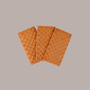 Biscotto Rettangolare al Cacao per Biscotto Gelato Bisgel Break&Go 410 pz