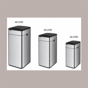 Cestino Pattumiera a Scomparsa 20 Lt in Acciaio Inox JAH9811-20L [e2ad68e5]
