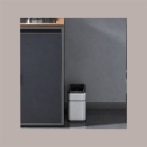 Cestino Pattumiera Automatica con Sensore 9 Lt in Acciaio Inox con Fissasacco JAH9809-9L