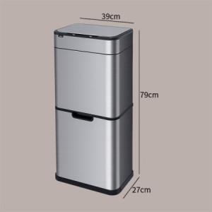 Cestino Pattumiera Automatica con Sensore 50 Lt in Acciaio Inox JAH8892 50L [d91587fd]