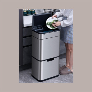 Cestino Pattumiera Automatica con Sensore 50 Lt in Acciaio Inox JAH8892 50L [6b5801e7]