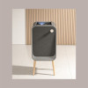 Cestino Pattumiera Automatica Sensore 20 Lt in Acciaio Inox Grigio con Gambe in Legno JAH9716 [7ce395fd]