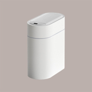 Cestino Pattumiera Automatica Sensore 9Lt  Bianco Forma Ovale con Autoassorbimento del Sacchetto JAH6737 [2c30bff2]