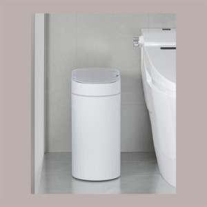 Cestino Pattumiera da Bagno con Sensore Automatico 5Lt Bianco JAH5711