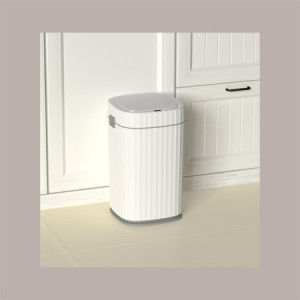 Cestino Pattumiera Automatico con Sensore da 15 Lt Bianco Grigio JAH5912