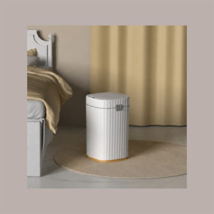 Cestino Pattumiera Automatico con Sensore da 15 Lt Bianco Dorato JAH5912 [ef28f3f0]