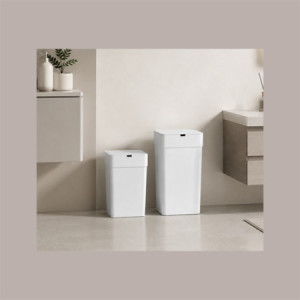 Set Cestini Pattumiera Automatici con Sensore 9Lt + 15Lt Bianco JAH6216+JAH6217 [5b6eb43a]