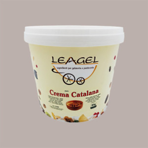 Pasta Concentrata Gusto Crema Catalana per Gelato e Dolci Leagel 3,5 Kg